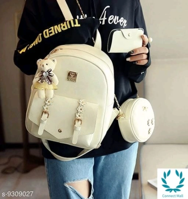  Leather Backpack Set Material: PU
